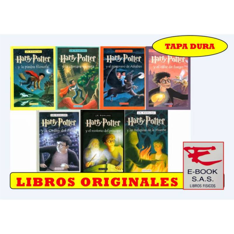 Libros Harry Potter Colección Completa Español Pasta Dura