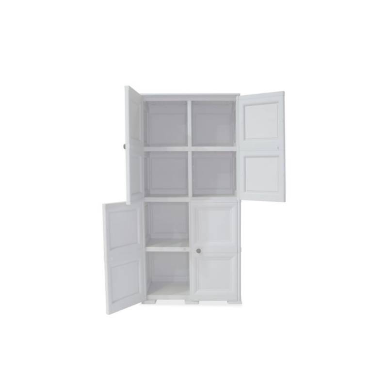 Mueble Organizador Elegance Liso Da Vinci, Blanco Perla, con