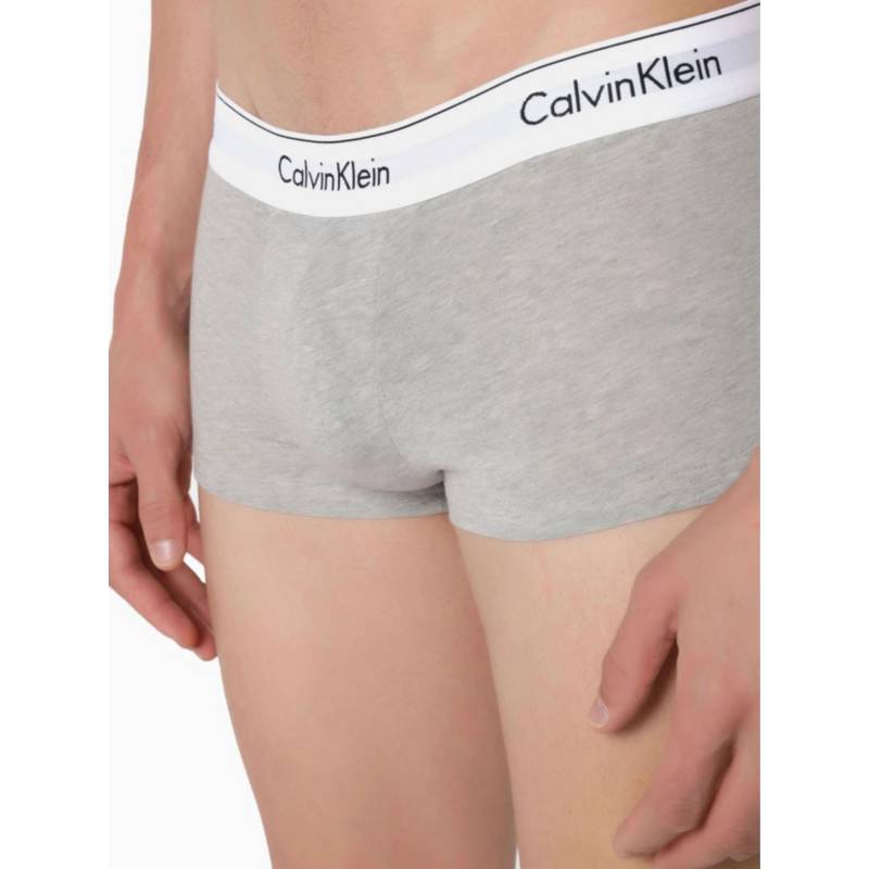 Calvin Klein Men's NB1085-918 Modern Cotton Stretch 3-Pack Low Rise Trunks,  M