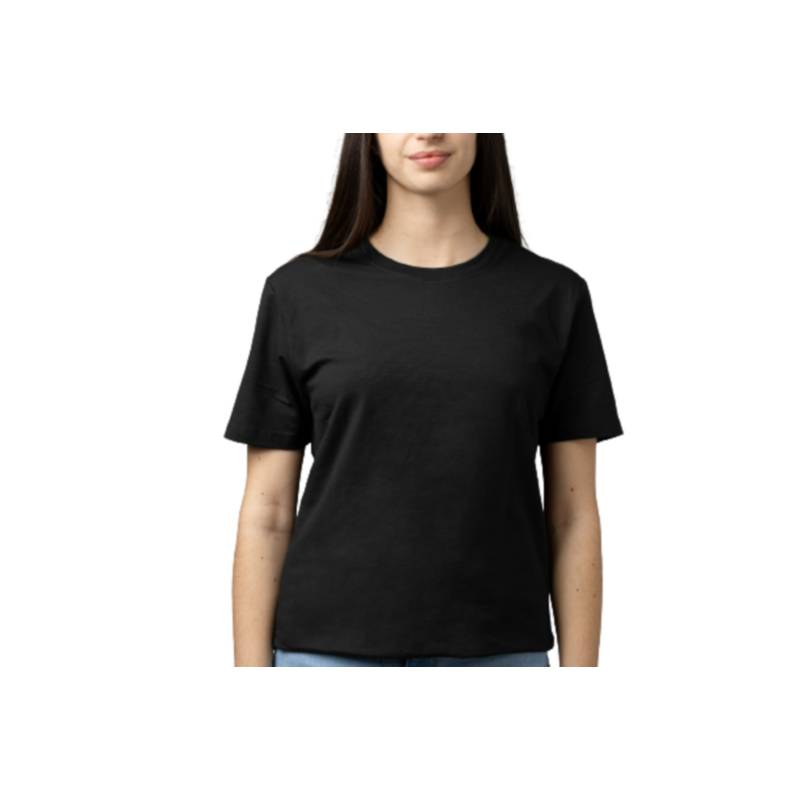 Camiseta Básica Negra Dama.