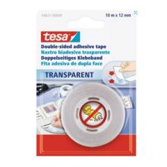 TESA - Cinta Doble Faz Transparente 12mm X 10m Tesa