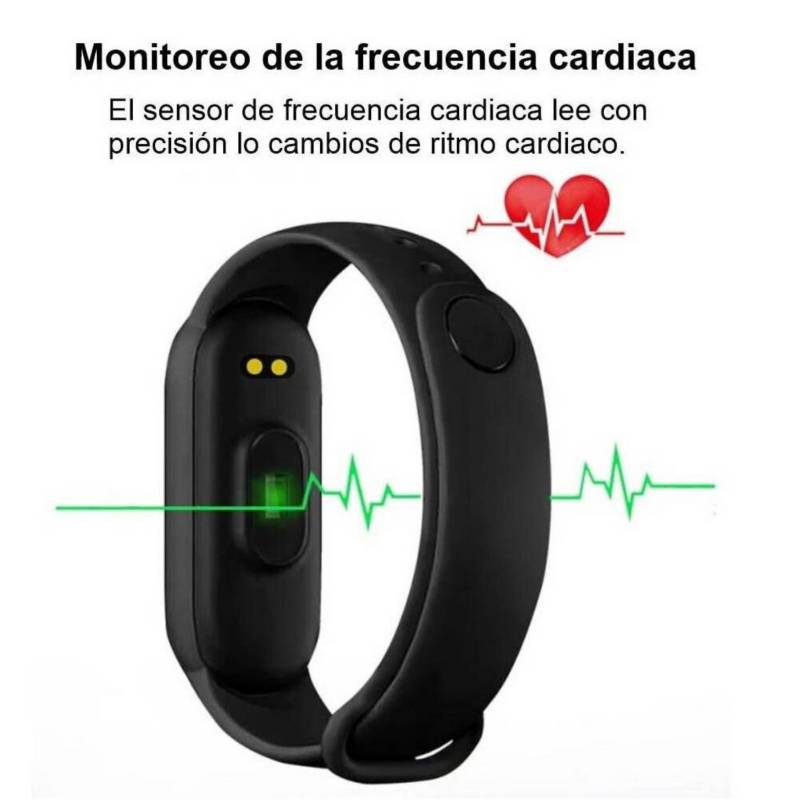 Smart Band Pulsera Inteligente Sensor De Ritmo Cardíaco