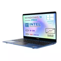 WINGS - Laptop Portatil 14.1 Pulg Intel Ram 8 Gb SSD 256 Gb Wingsbook F141BI Azul