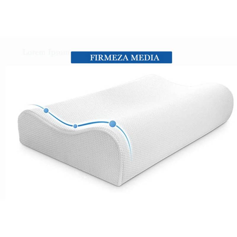 Almohada Ortopédica Cervical Espuma Memory Foam X 2 Unidades