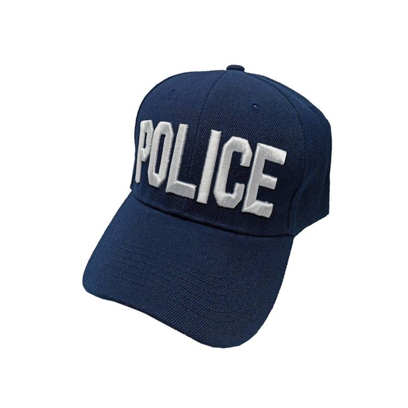 Gorra Beisbol Police Fbi Swat Golf Tactica Cachucha Policia - Negro VELBROS
