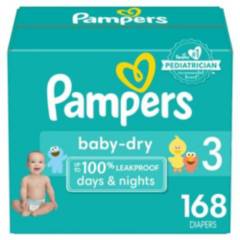 PAMPERS - Pañales Pampers Baby Dry Talla 3 / 168 Unidades
