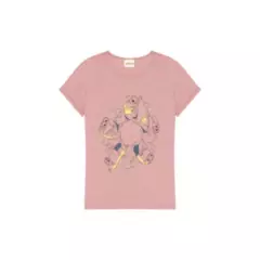MINIONS - Camiseta Manga Corta Rosa Dama Minions.