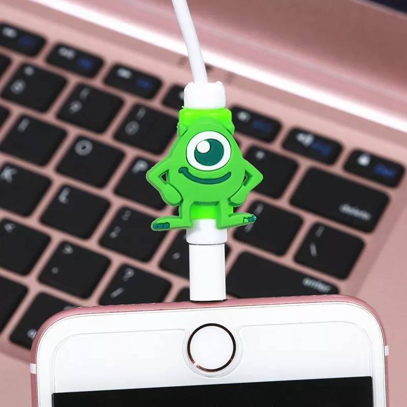 GENERICO Protector para Cargador y Cable Mike Wazowski