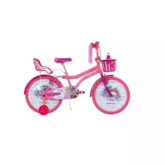 GW - Bicicleta Infantil GW Princess Rin 16 Pulgadas Rosado
