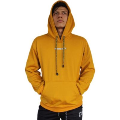 Buzo Hoodie Gris Claro Saco Con Capota de Hombre Frio A Templado Mundo Alfa