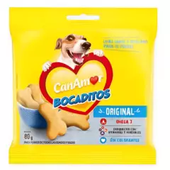 CANAMOR - Bocaditos Original Snack Para Perros x 80 g