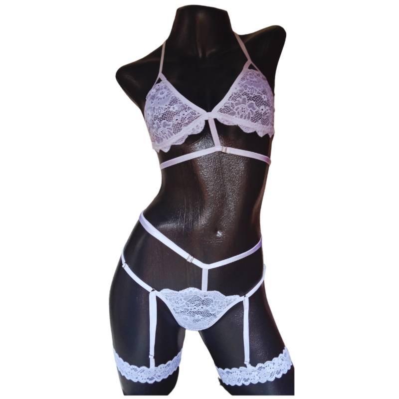 Genérico Conjunto De Ropa Interior Sexy De Encaje para Mujer Ropa