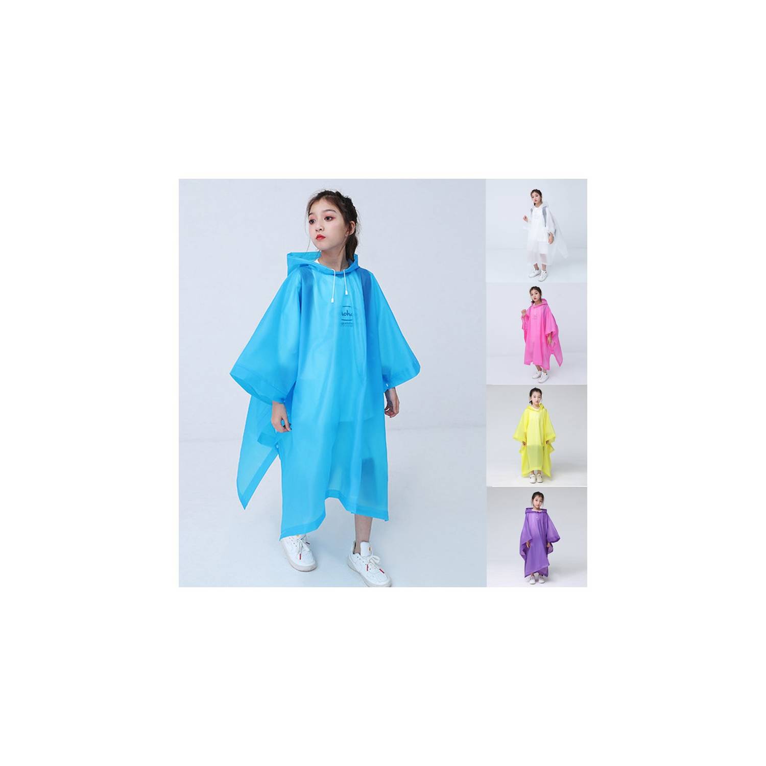 Capa impermeable para niños poncho de lluvia ropa impermeable GENERICO