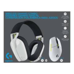 Combo gaming logitech audífonos diadema g435 + mouse g305 inalámbrico