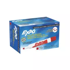 EXPO - Marcadores Borrables Expo Rojo x12 unidades
