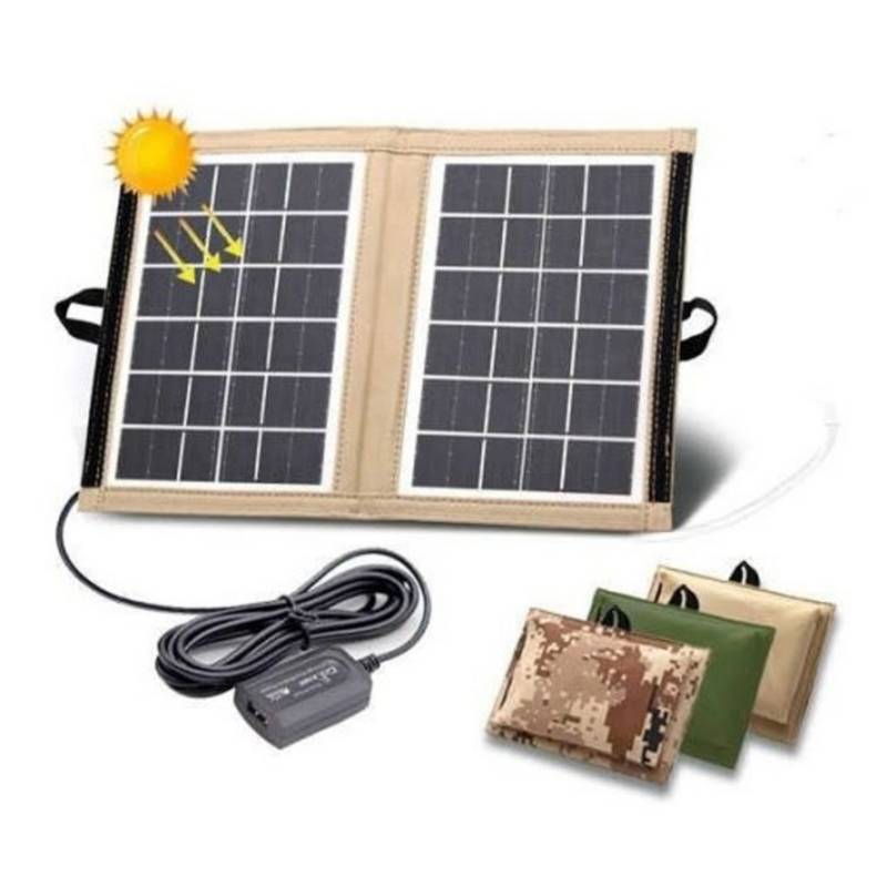 Panel Solar Portátil Camping Plegable Carga Dispositivos GENERICO
