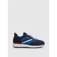 PEPE JEANS - Tenis Pepe Jeans Foster Man Print Color Azul para Hombre