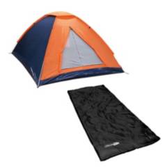 NTK - Combo Carpa Camping 2 personas + Sleeping Bag Individual