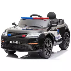 BEBESUNITA - Carro Electrico Niños Land Rover Llanta Caucho Ctrol - Negro