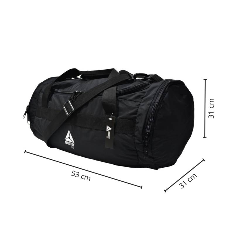 Maleta Deportiva Gym Mochila Gimnasio Viaje negro Travel Elite SportBag