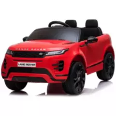 LAND ROVER - Carro Electrico Niños Range Rover Radio Fm Llave Ctrol- Rojo
