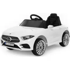 MERCEDES BENZ - Carro Electrico Niños Mercedes B Ctrol Luce Led 12V - blanco