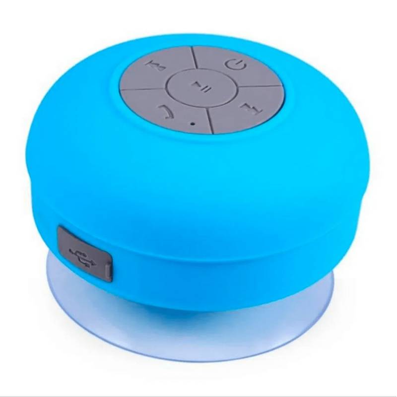 Parlante altavoz ducha recargable bluetooth resistente agua GENERICO