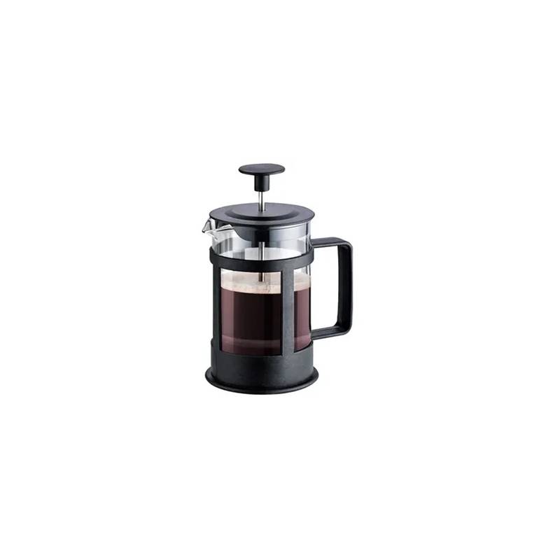 Multibazar - CAFETERA VIDRIO CON EMBOLO 600ML