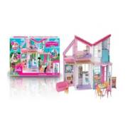 Barbie casa portátil com piscina, casa de bonecas — Juguetesland