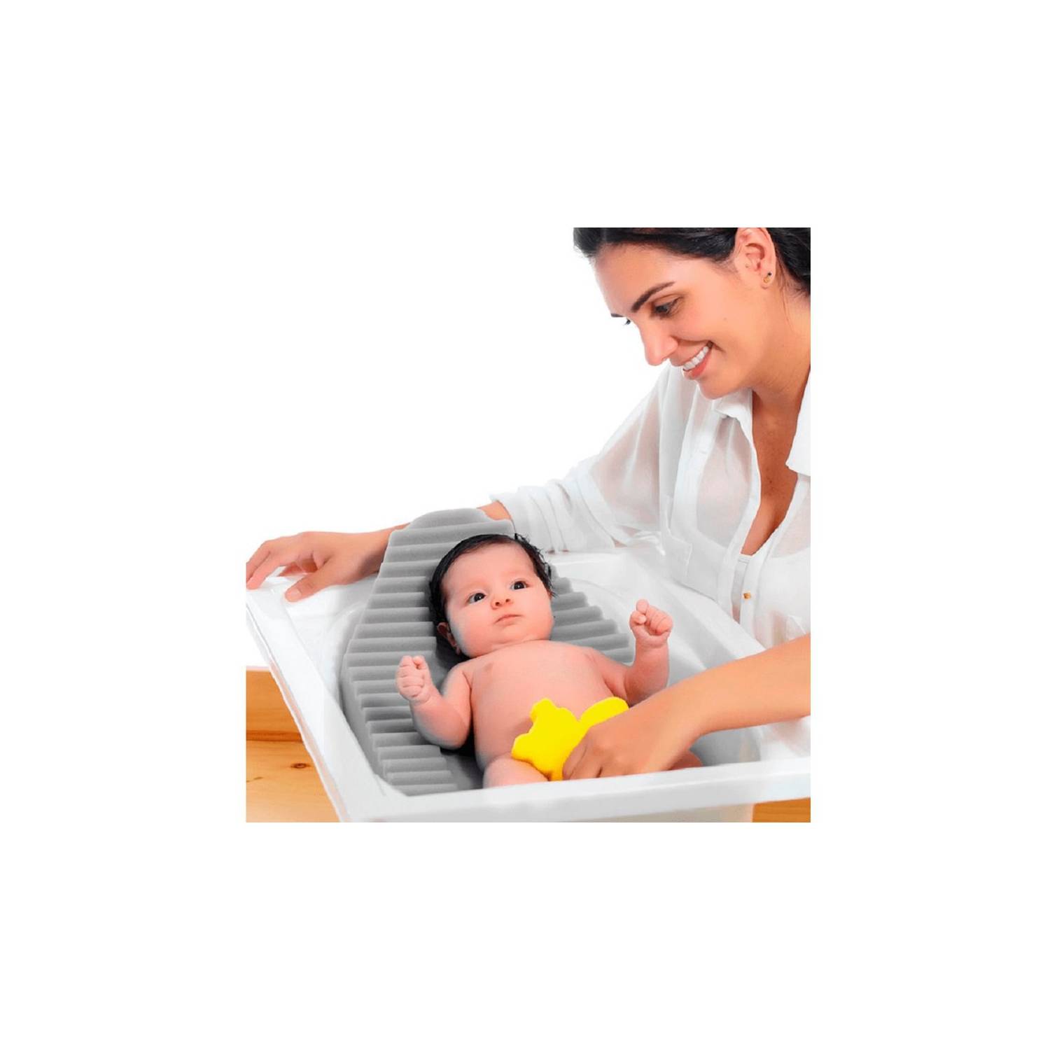 Espuma Bañera Bebe Antideslizante Ergonomica Confortable