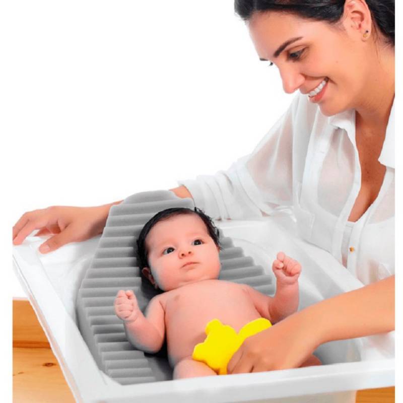 Cojin malla acolchada para tina bañera de bebe ergonómica INDUHOGAR