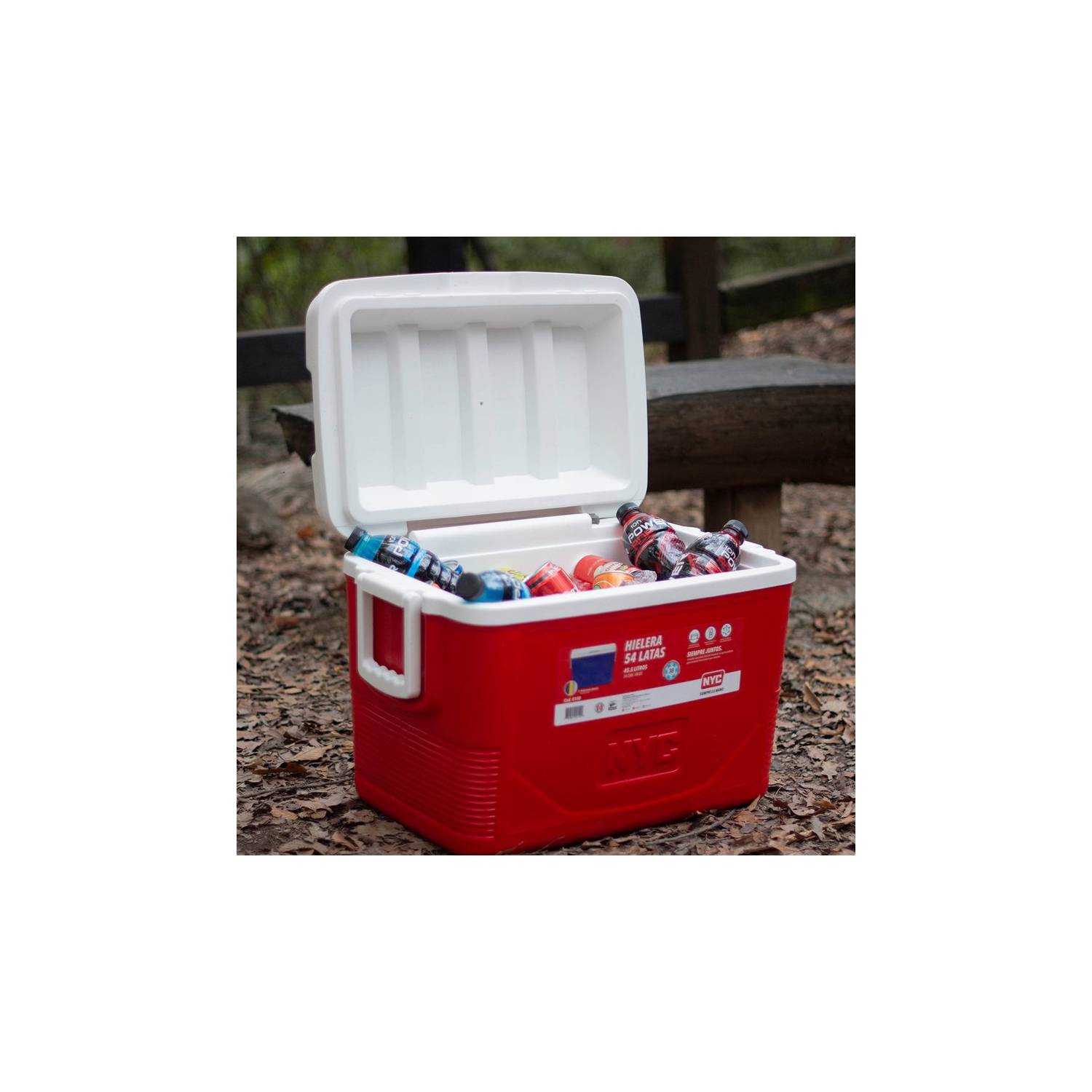 Hielera Nevera Portátil 45.5 Litros Cooler Cava Camping Playa Alimentos Y  Bebidas - La Tiendita del Bebé
