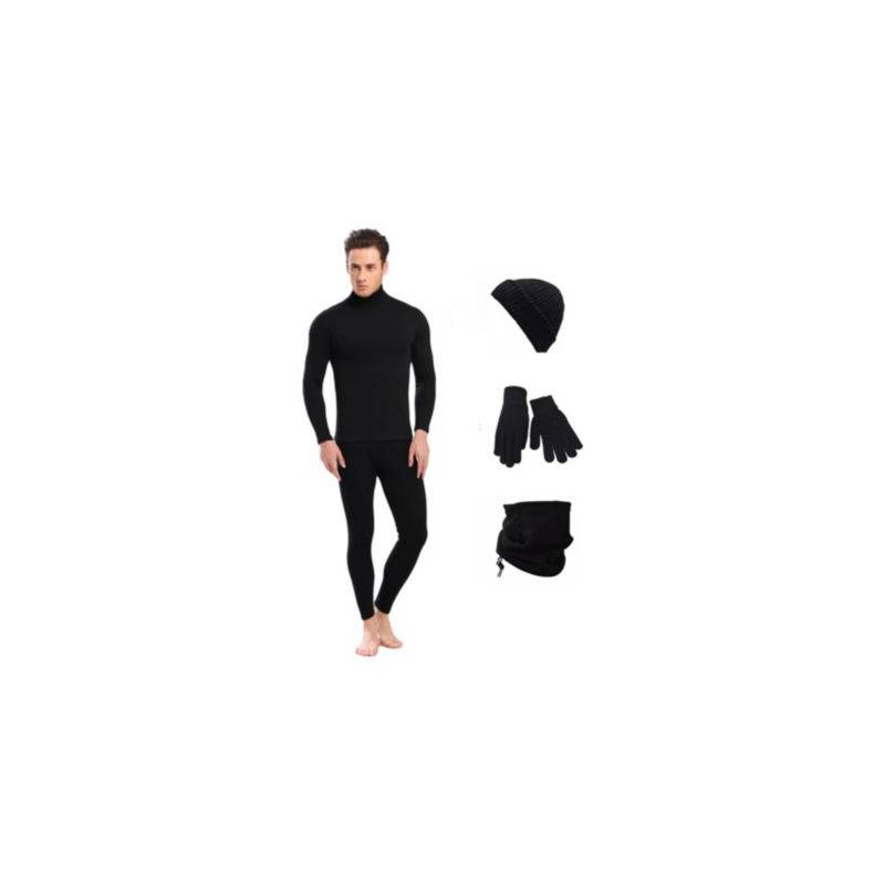 ropa térmica Invierno Legging Termico Mujer y Hombre - Negro