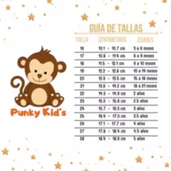 PUNKY KIDS - Zapatilla para bebe niña kasla