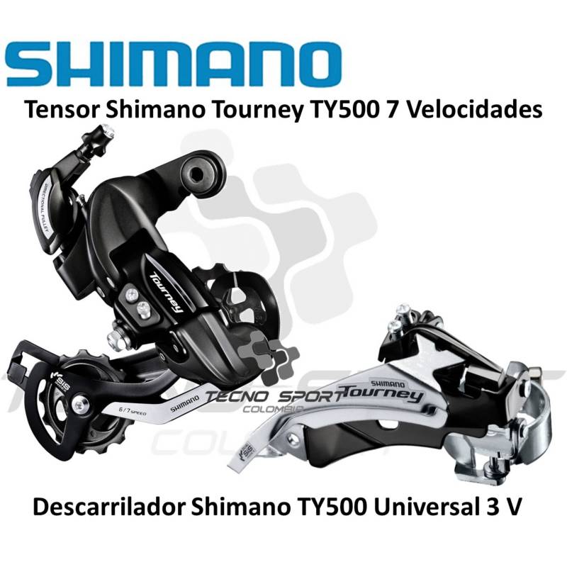 Grupo shimano tourney 7 velocidad bicicleta monta era SHIMANO