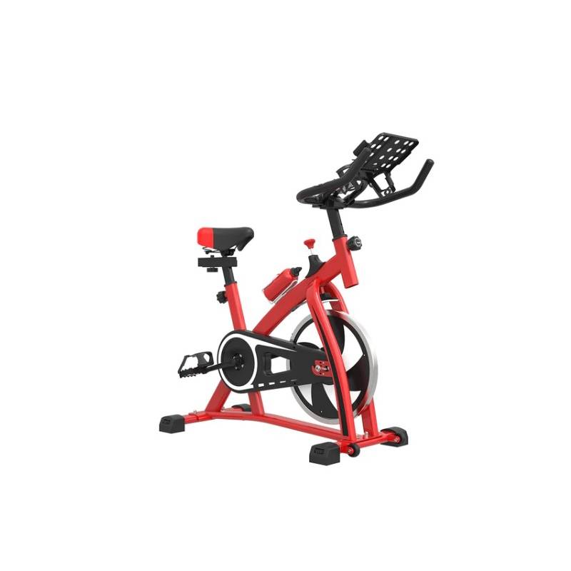 Bicicleta Estática Spinning 8Kgs Roja-Negra