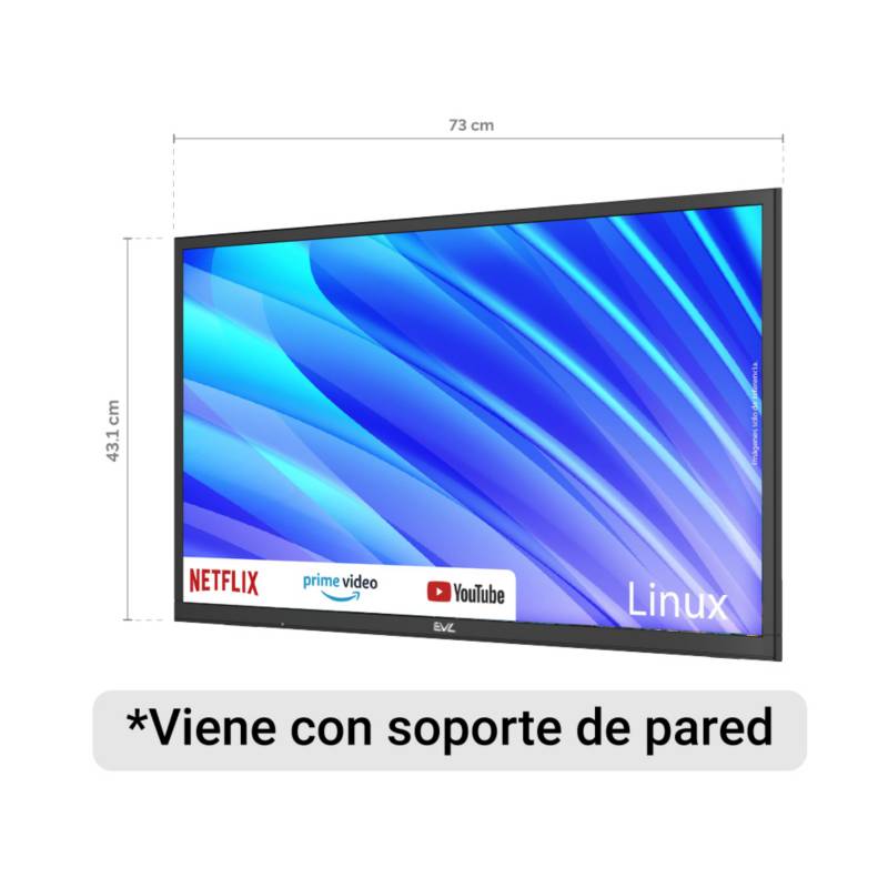 Pantalla EVL 32´´ HD Smart TV 32EVLSM