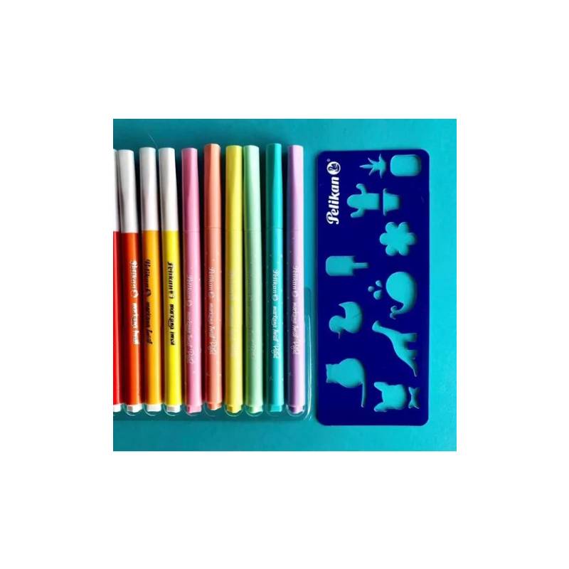 Marcadores Pelikan Markana Twist Pincel Colores Pastel