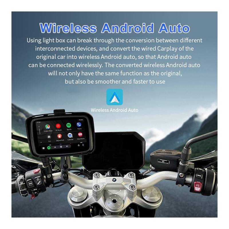Navegador Moto Pantalla Táctil Android Apple Play Gps Ipx7