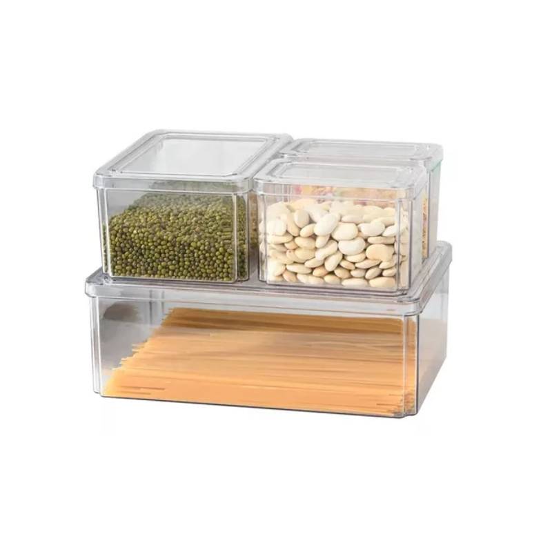 Organizador Nevera Cocina Set 7 Contenedores Con Tapa