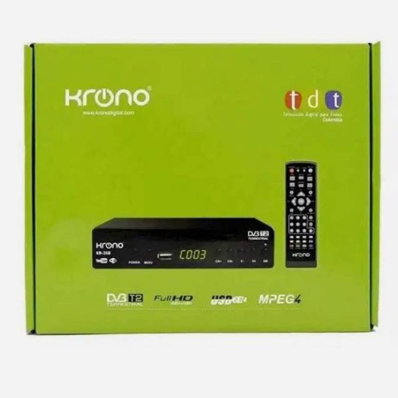 Decodificador Krono Tdt Receptor Tv Digital Dvb KRONO