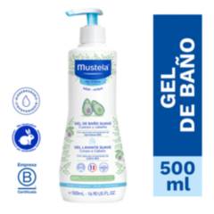 MUSTELA - Gel de baño suave para cabello y cuerpo 500 ml