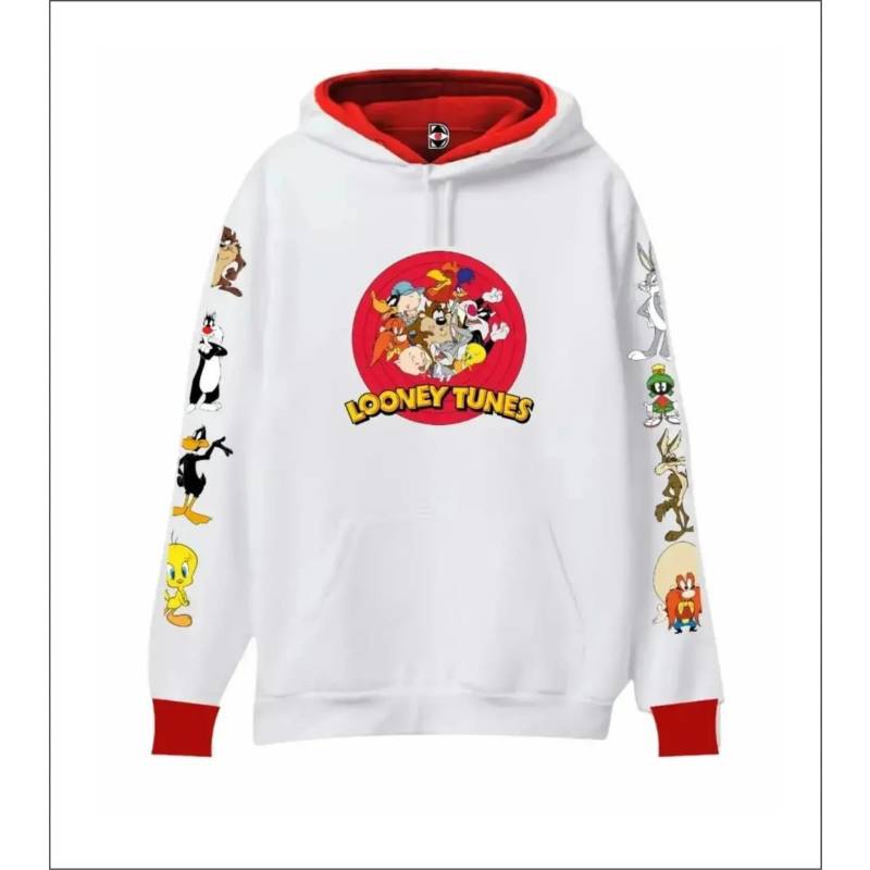 BUZO GRANDE ESTILO AMERICANO BUSO SUDADERA LOONEY TUNES. GENERICO