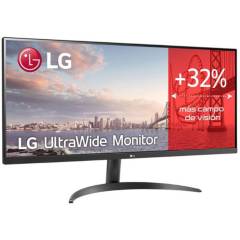 LG - Monitor ultrawide lg 34 ips hrd10 freesync 75hz 34wp500-b - negro