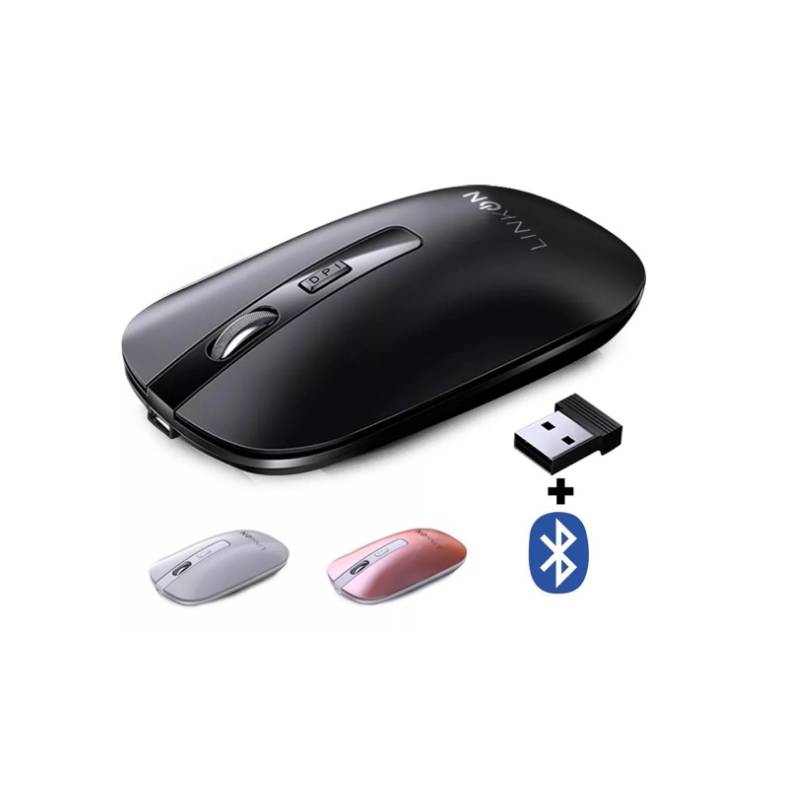 Mouse Bluetooth Recargable Dual Mode Inalambrico 24G GENERICO