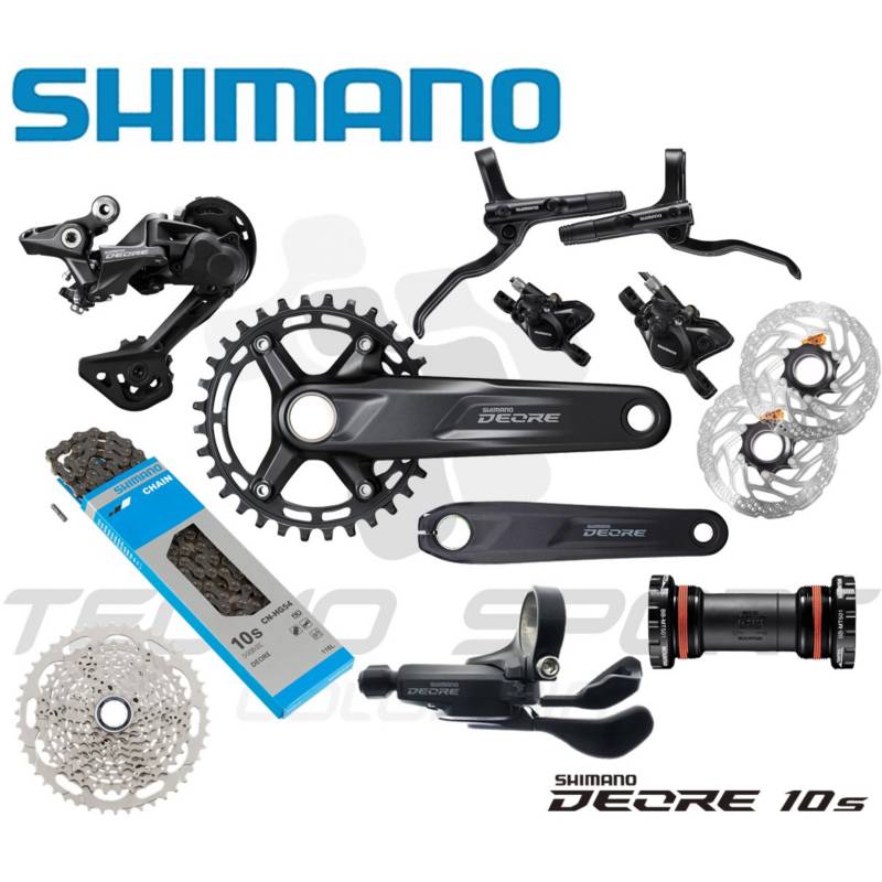 Grupo Shimano Deore M4100 10v Monoplato Hidraulico SHIMANO