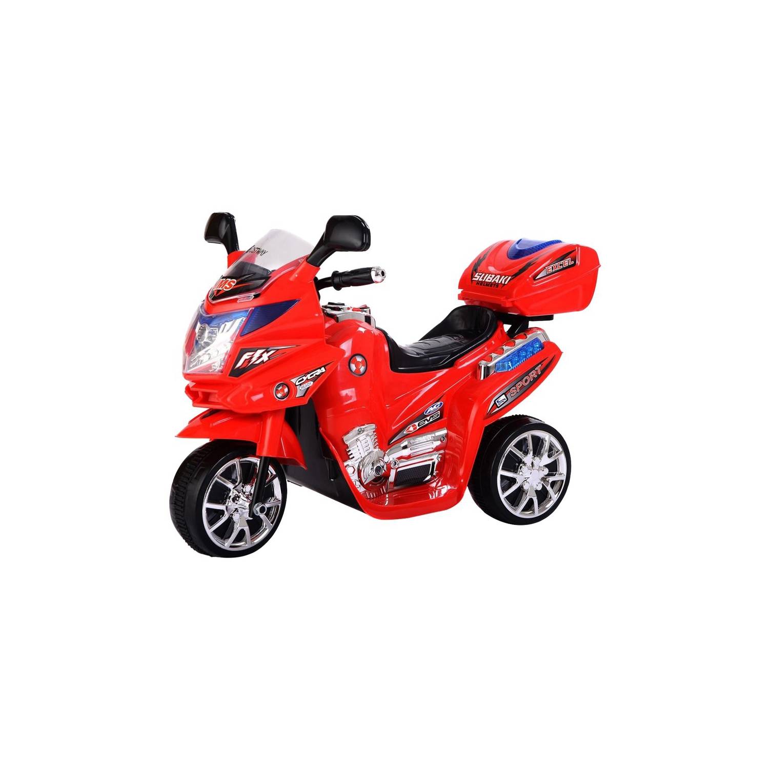 Moto Eléctrica Para Niños Magnum Pro Montable 6V Rojo PRINSEL