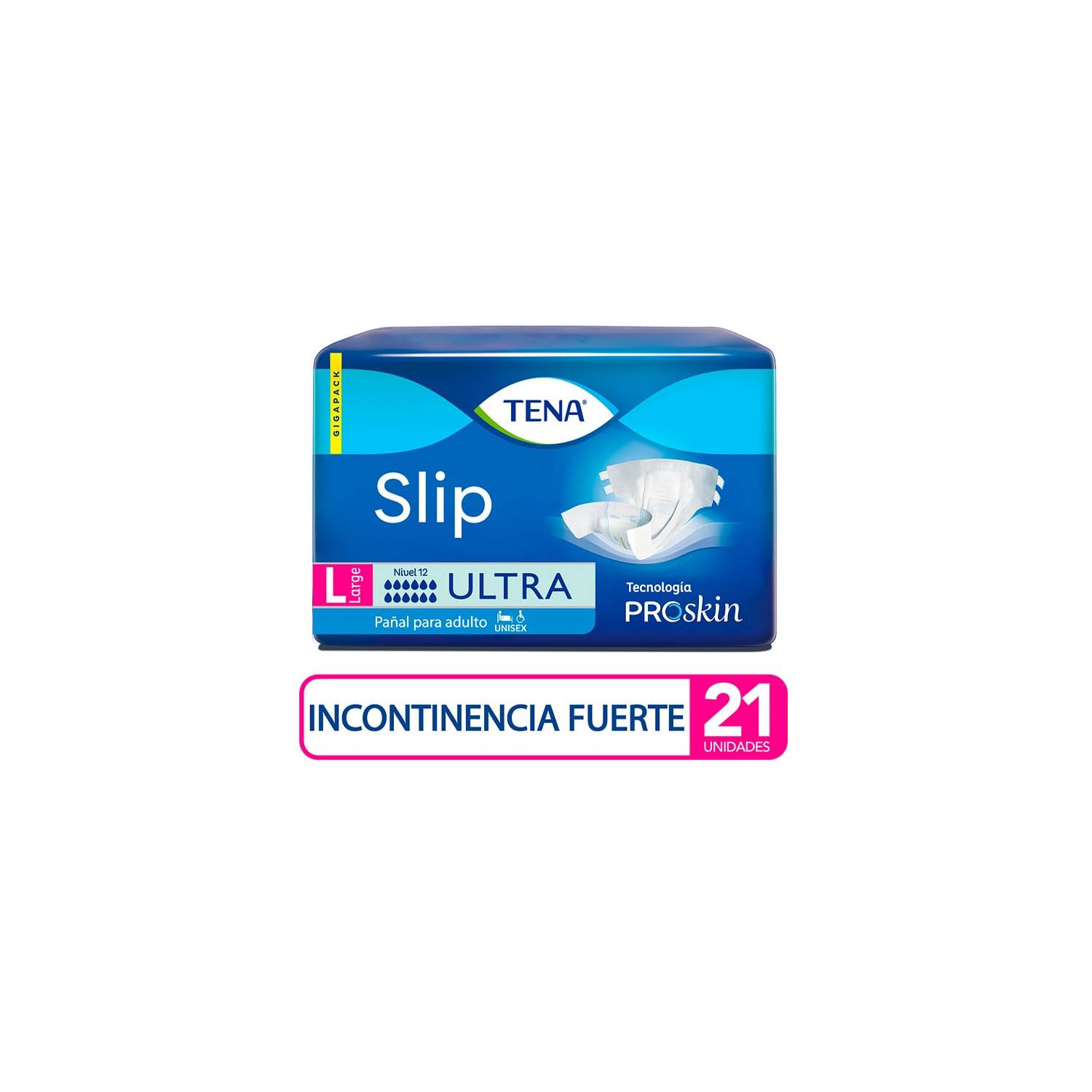 Pañal Tena Slip Ultra Large X 21und TENA