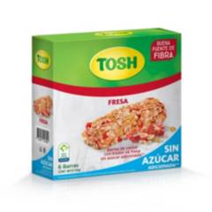 TOSH - Barra Cereal Tosh Fresa X 6und X 138g