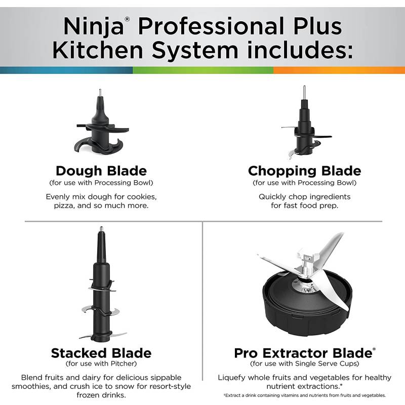 Licuadora Ninja Professional Plus Kitchen System with Auto-iQ